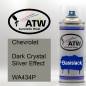 Preview: Chevrolet, Dark Crystal Silver Effect, WA434P: 400ml Sprühdose, von ATW Autoteile West.